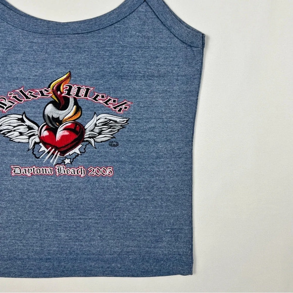 Y2K Bike Week Cropped Tank Top - Picture 7 of 7